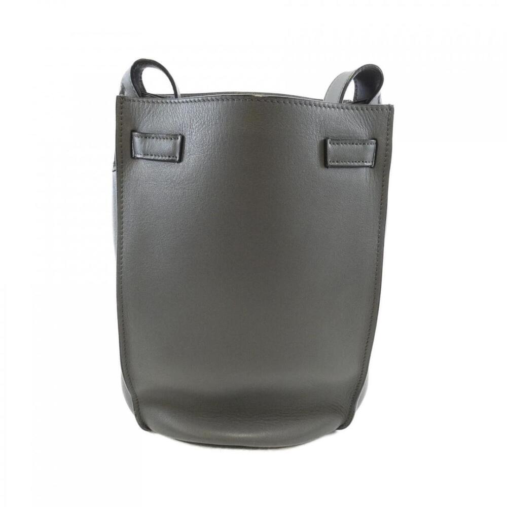Celine Big Shoulder 2way Long Bag Strap Bucket Black